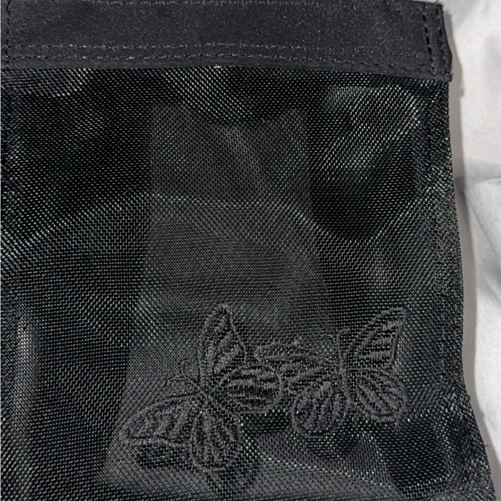Elegant Black Sheer Women's tiny mesh Bag - Picture 5 of 7